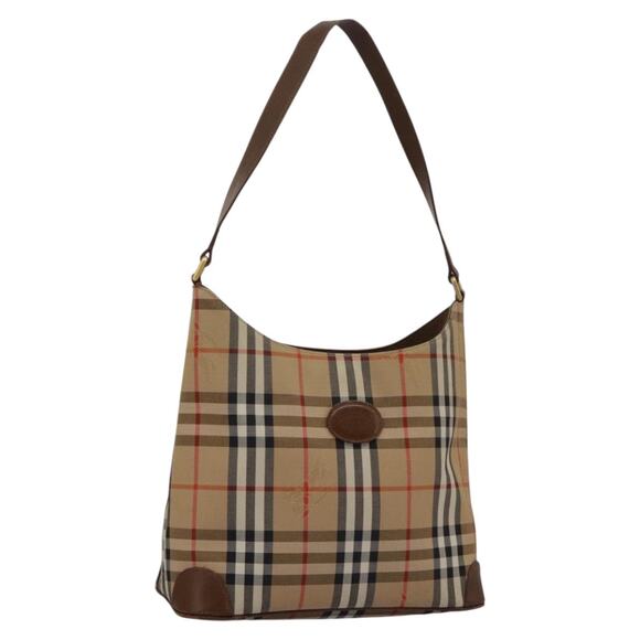 Burberry Nova Check Shoulder Bag Canvas Beige - Picture 1 of 16